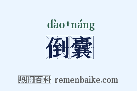 倒囊是什么意思的图片